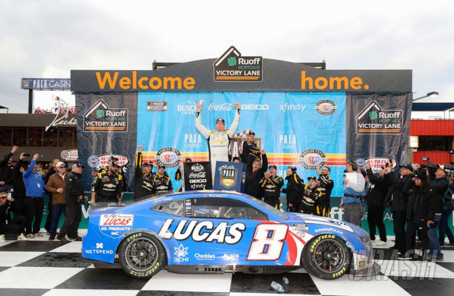 NASCAR Kyle Busch Wins Pala Casino 400 at Fontana Full Race Results